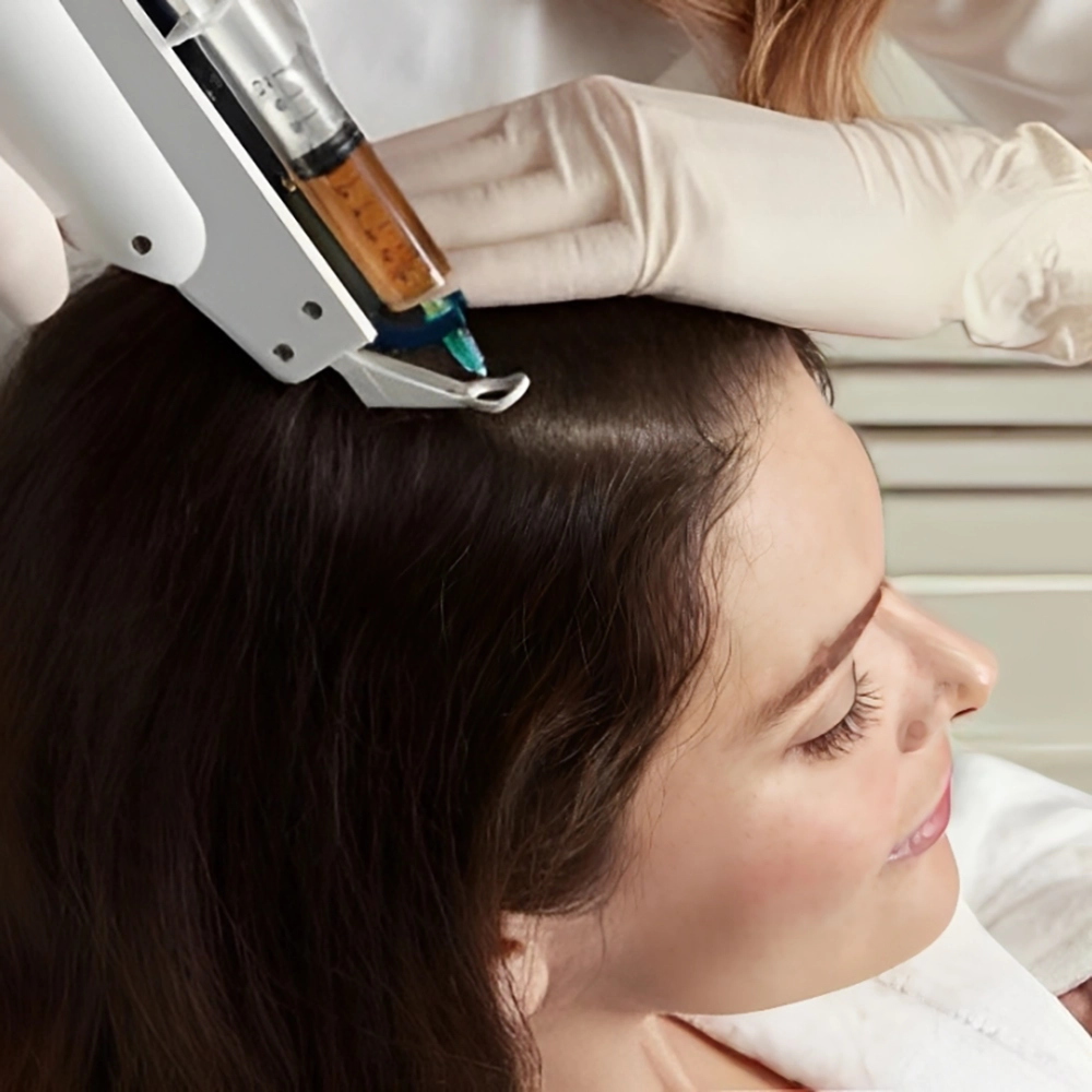 مزوتراپی مو با دستگاه مزوگان