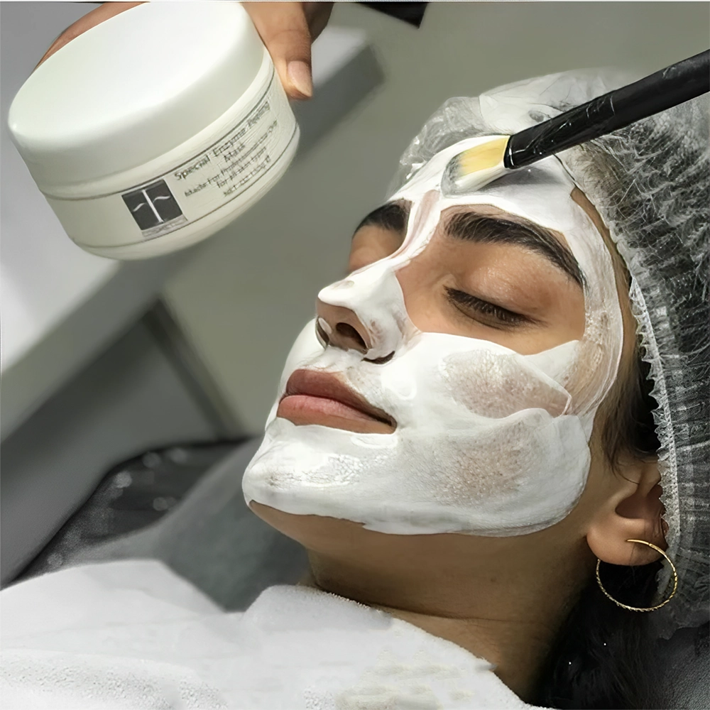 طرز استفاده از پیلینگ آنزیمی اف کازمتیک