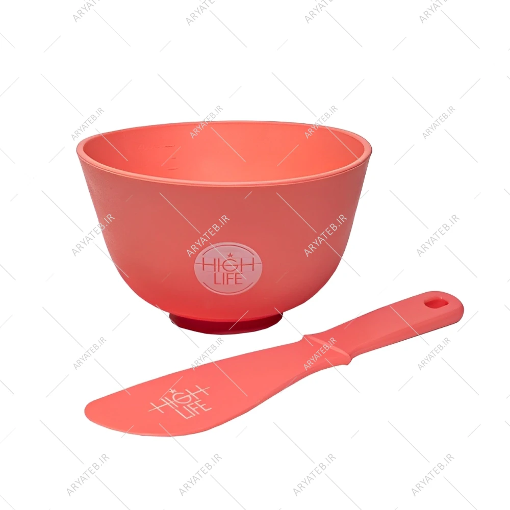 کاسه و کاردک سیلیکونی هایلایف