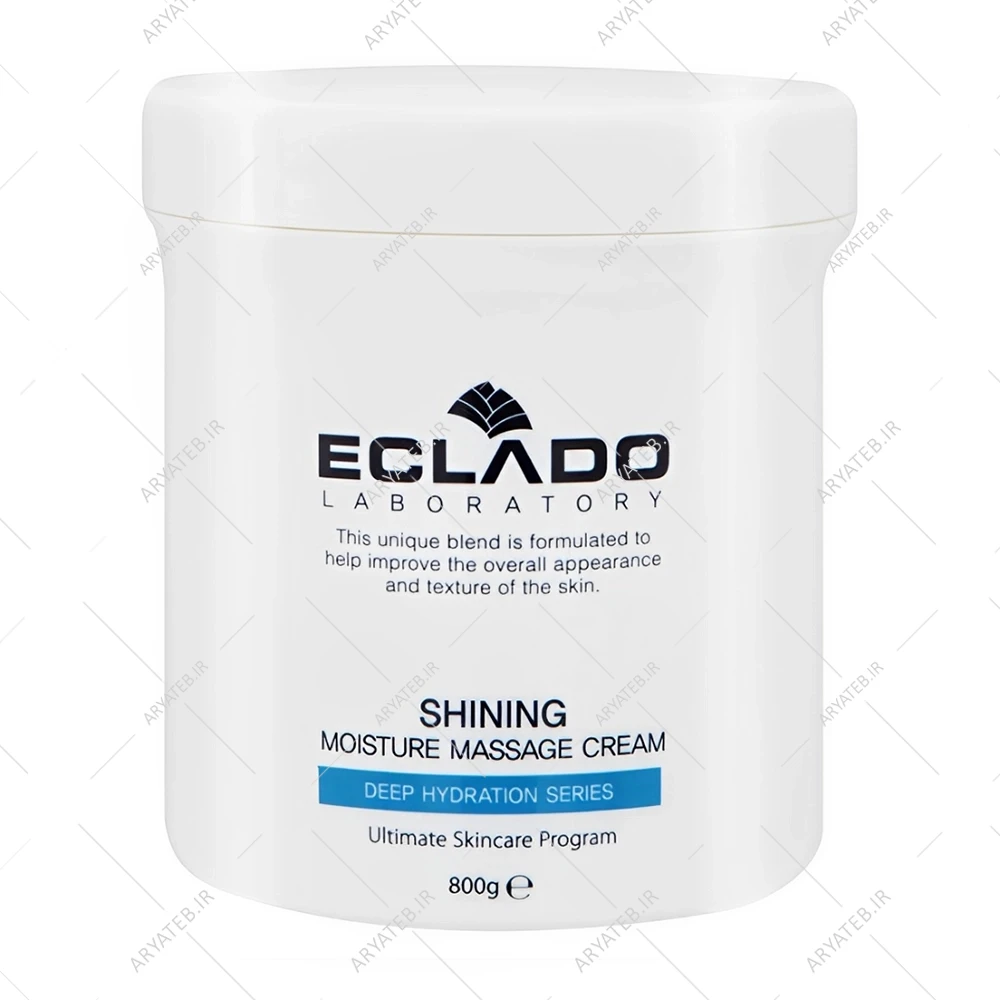 کرم ماساژ رطوبت رسان شاینینگ اکلادو