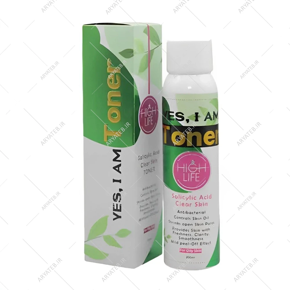 تونر پوست چرب سالیسیلیک اسید هایلایف
