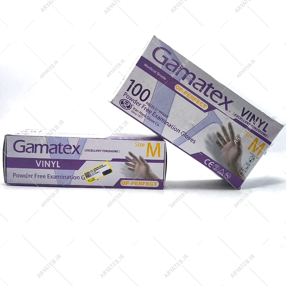 دستکش وینیل گاماتکس حریر