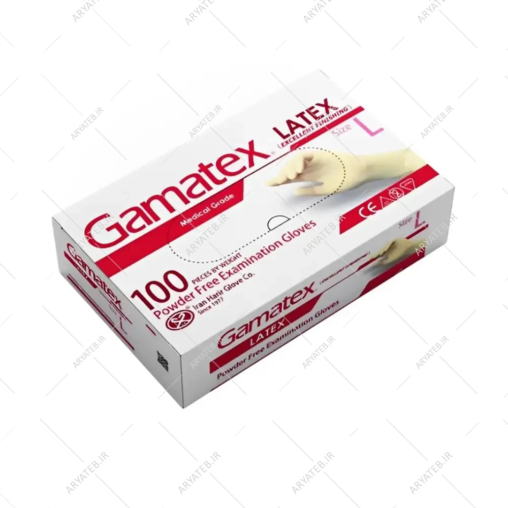 دستکش لاتکس گاماتکس حریر